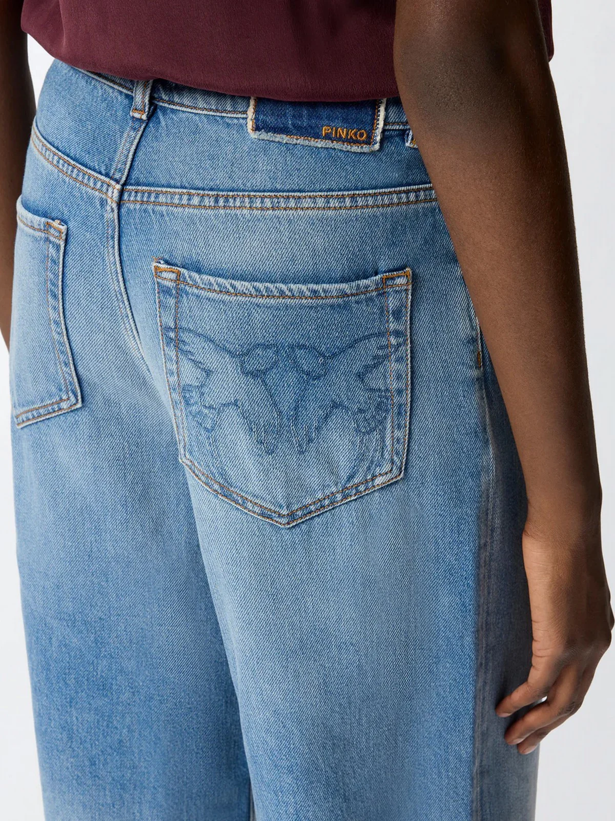 PINKO Jeans Donna ESTELLE EGG DIRTY 103857-A341 PJF LAVAGGIO VINTAGE - Image 3