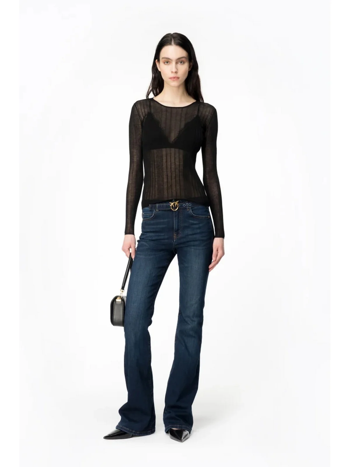 PINKO Jeans Donna Flora 100166-A1MF PJB Blu - Image 3