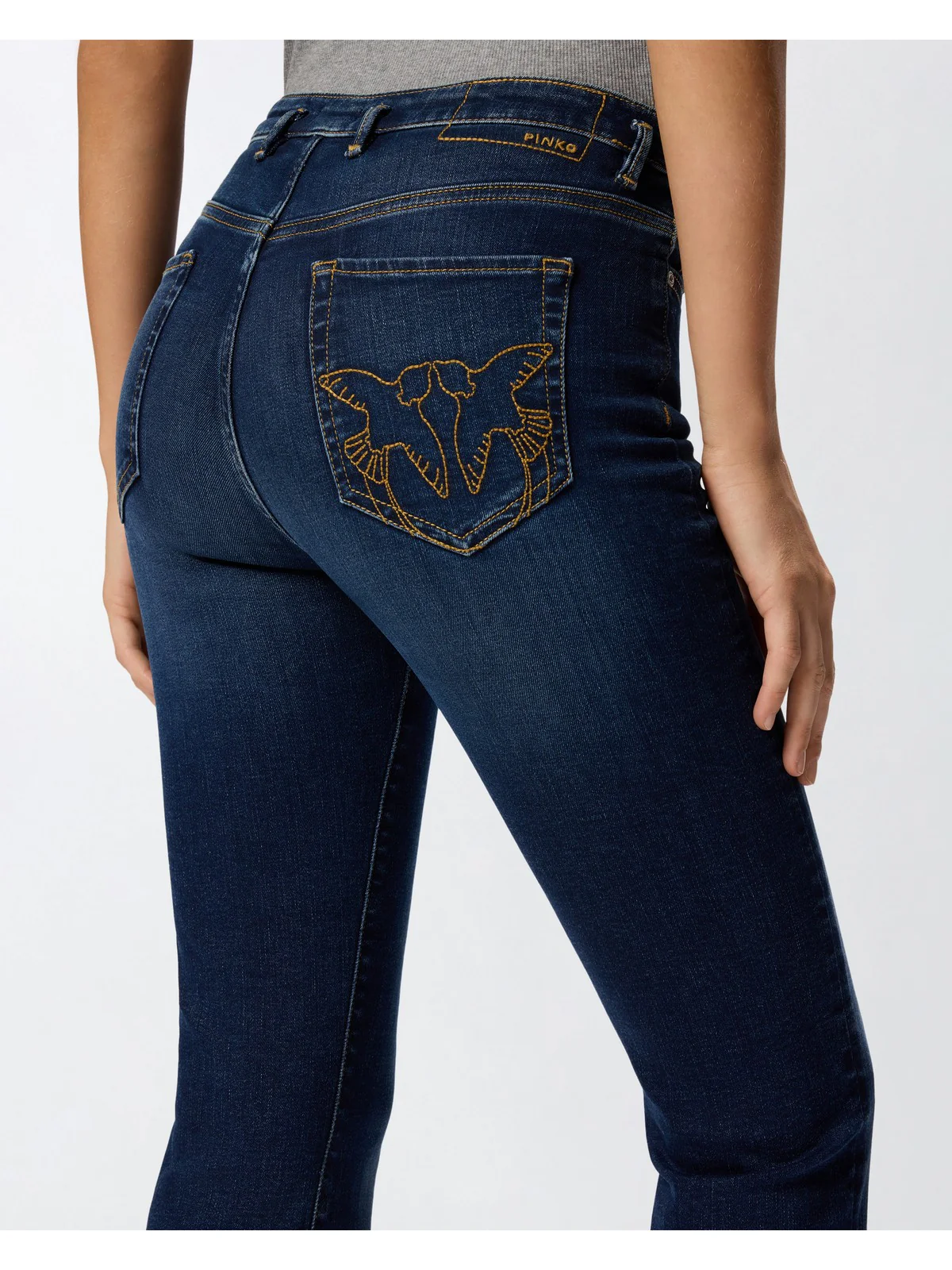 PINKO Jeans Donna FLORA FLARE 100166-A2RX PJB LAVAGGIO SCURO - Image 3
