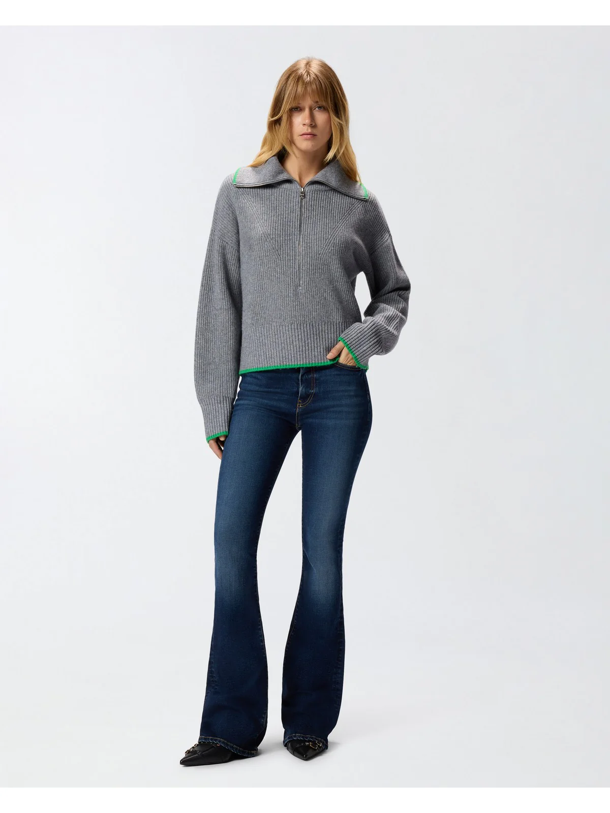 PINKO Jeans Donna FLORA FLARE 100166-A2RX PJB LAVAGGIO SCURO - Image 6