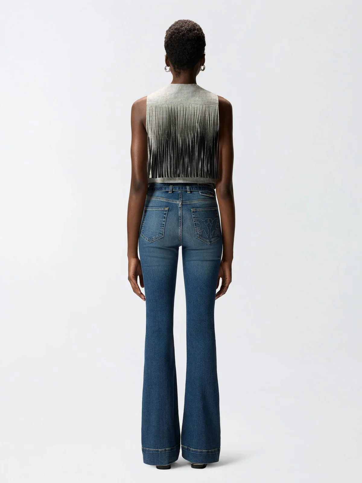 PINKO Jeans Donna FLORA FLARE 100166-A33L PJC LAVAGGIO MEDIO SCURO - Image 3