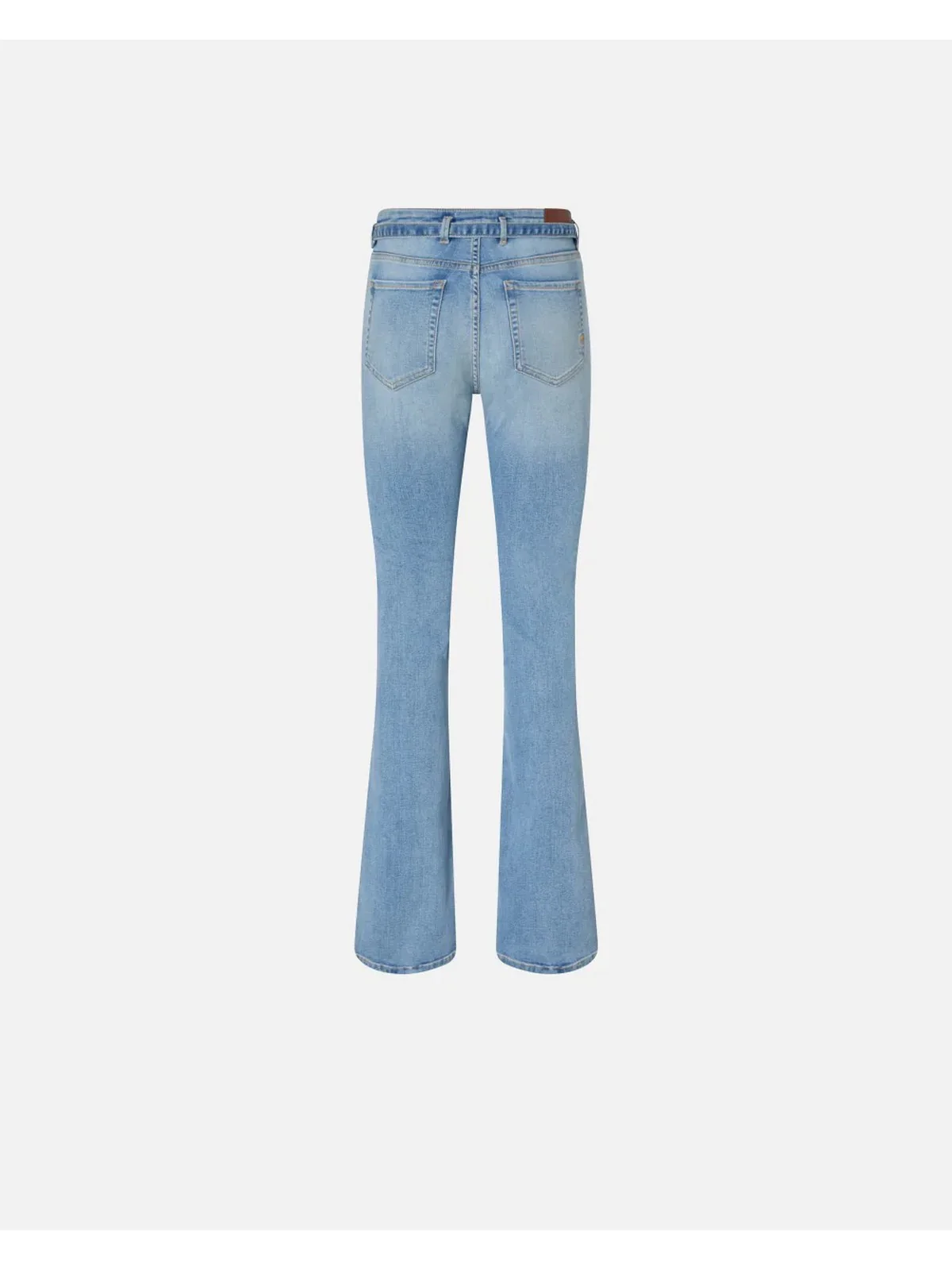 PINKO Jeans Donna FLORA FLARE DENIM STRETCH 100166-A2EL PJM Blu - Image 2
