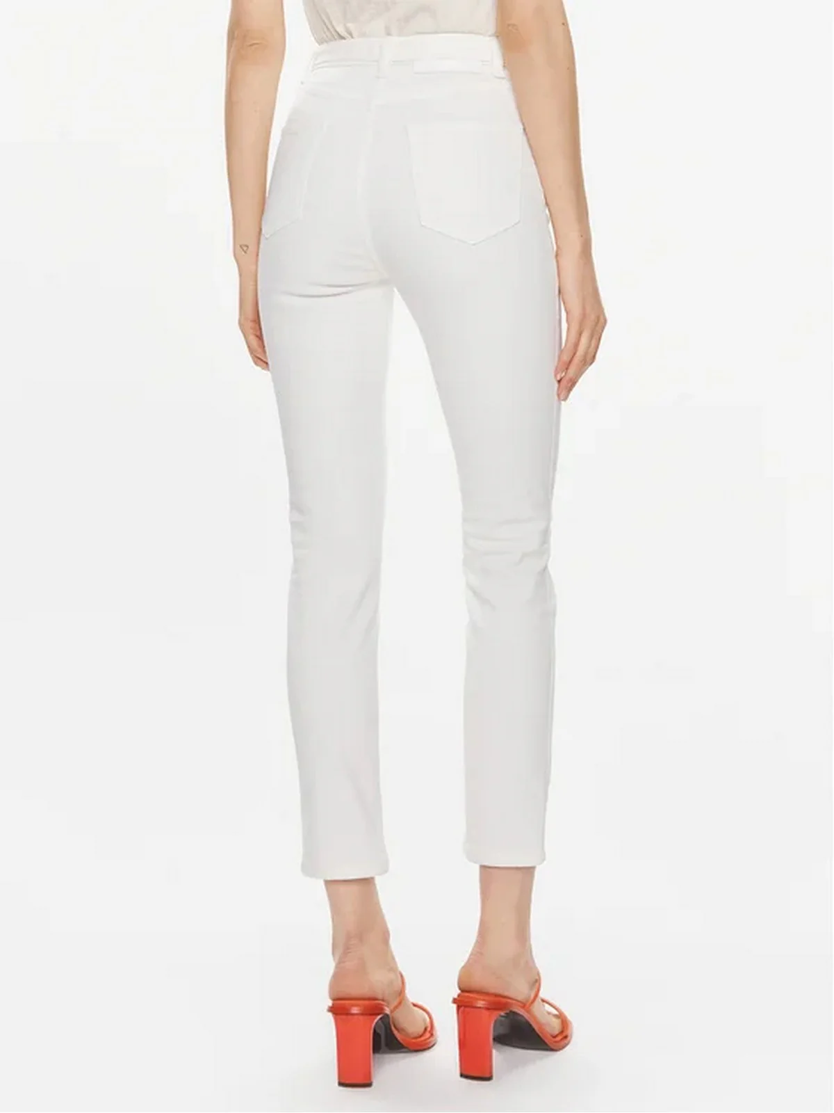 PINKO Jeans Donna Susan 100161-A1JM Z14 Bianco - Image 3