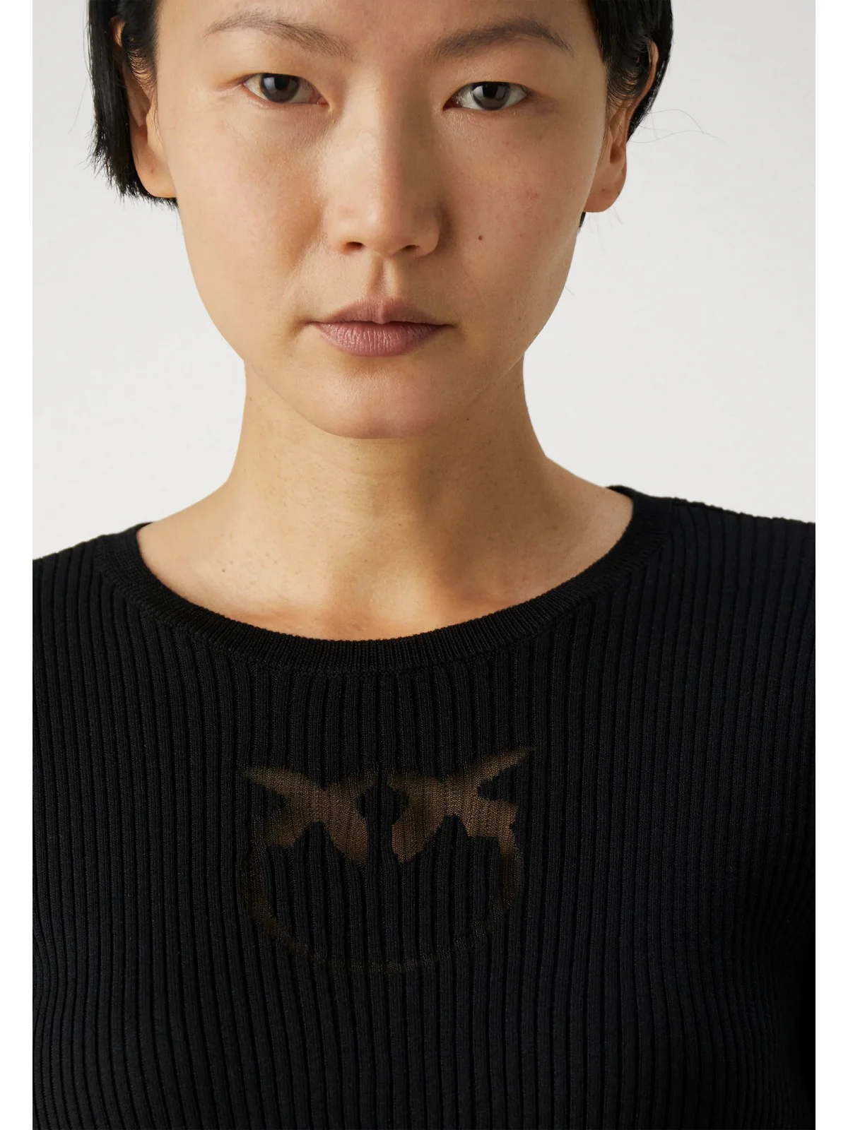 PINKO Maglia Donna Tritone 102017-A1KW Z99 Nero - Image 4
