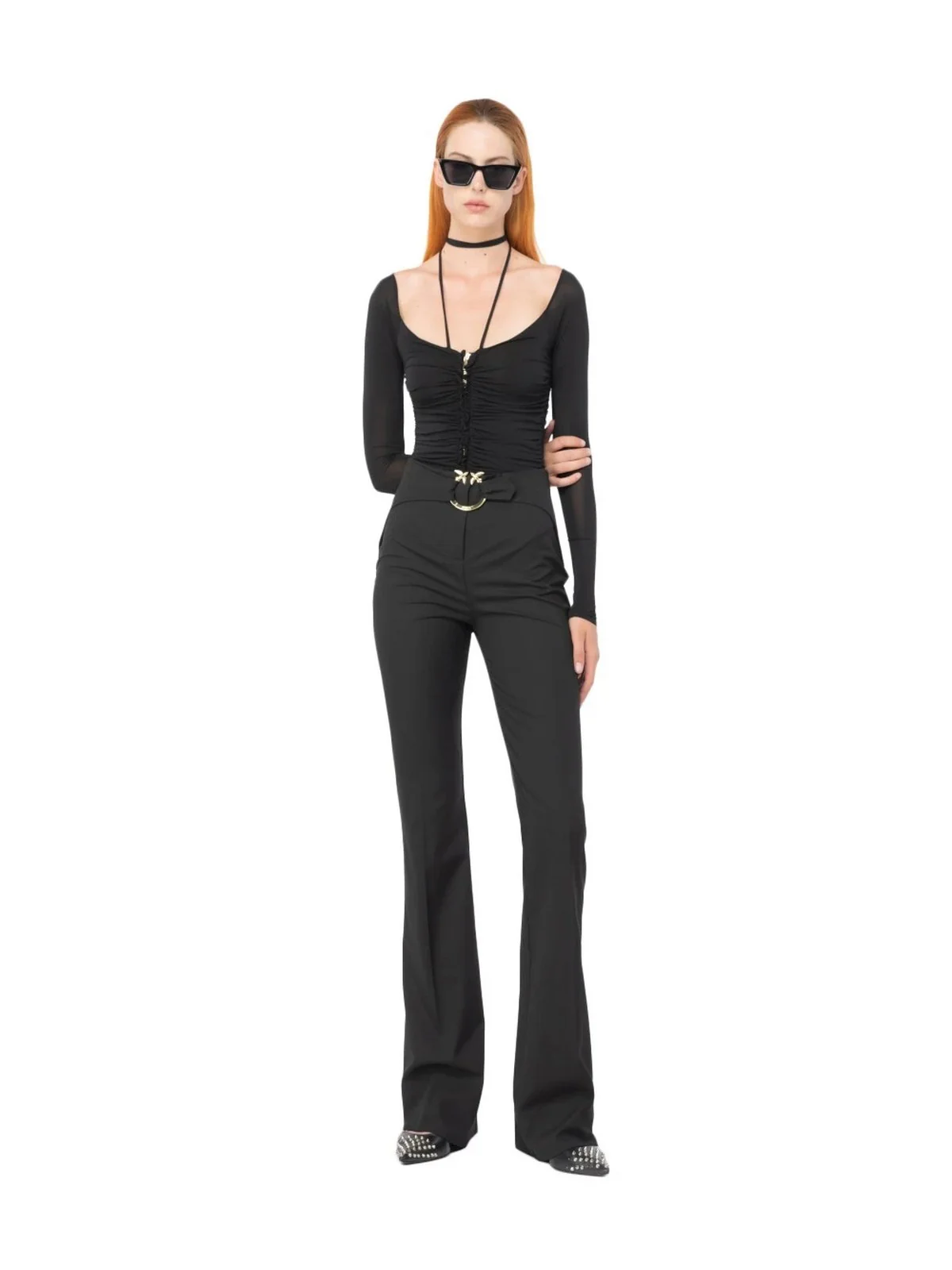PINKO Pantalone Donna  102263-A1L2 Z99 Nero - Image 4