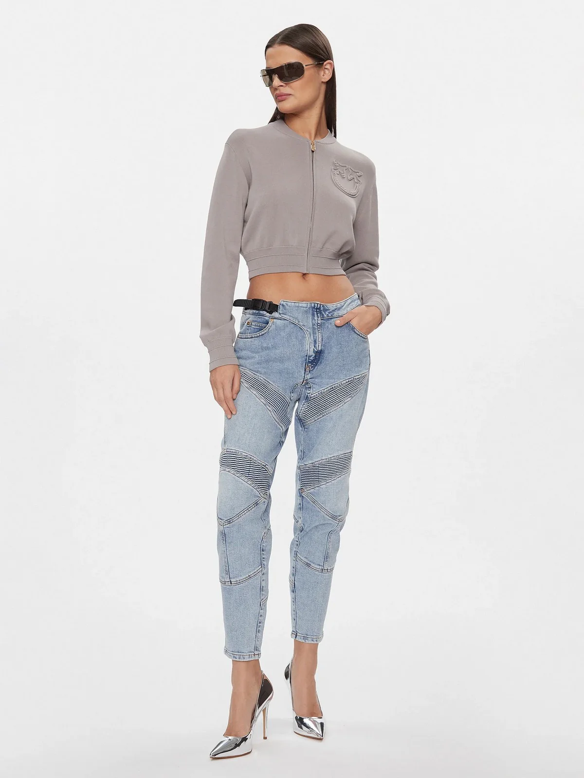 PINKO Pantalone Donna  103266-A1LO PJM Blu - Image 3