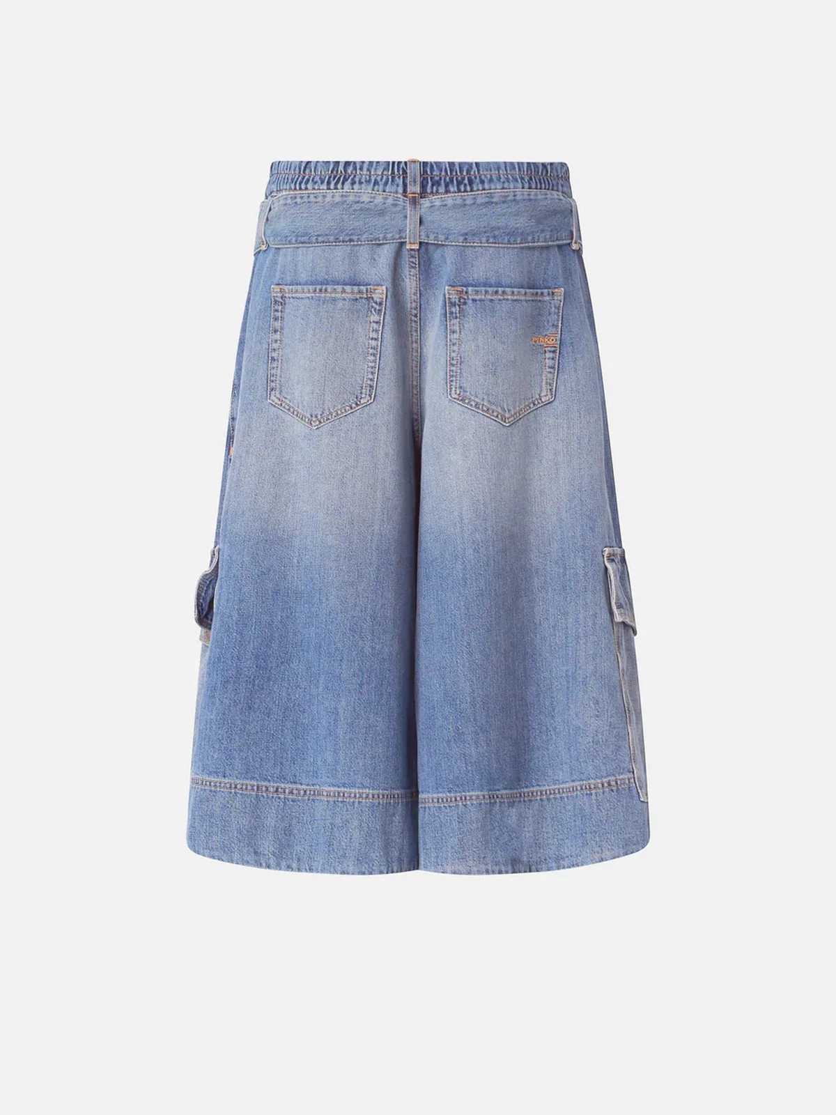 PINKO Pantalone Donna BLONDE BERMUDA 106269-A323 PJO LAVAGGIO MEDIO CHIARO - Image 2