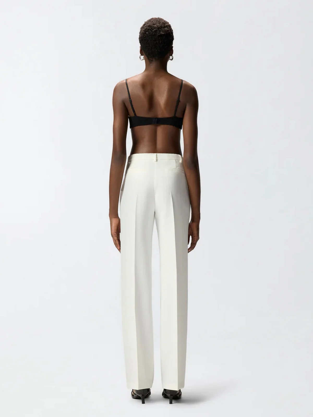 PINKO Pantalone Donna EUCALIPTO PANTALONE 106632-A32Z Z07 BIANCO SETA - Image 4