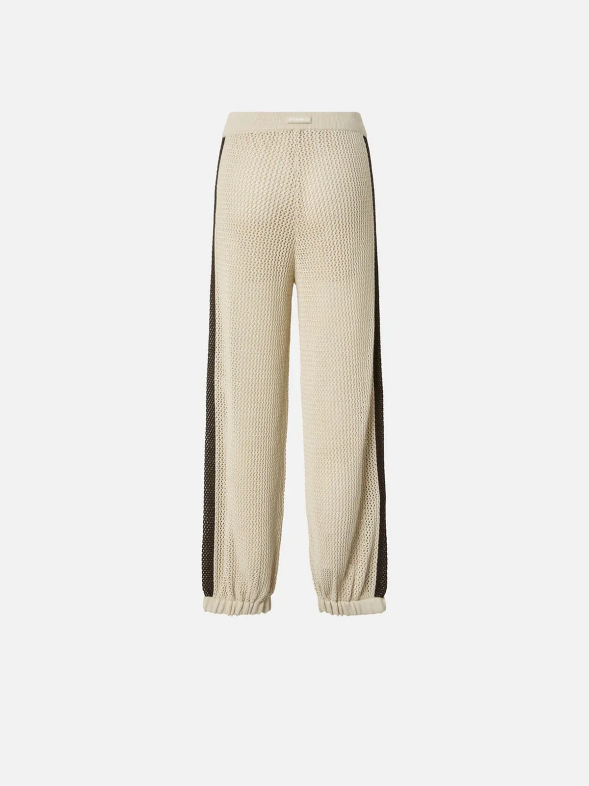 PINKO Pantalone Donna NEBULOSA PANTALONE RETE SPORT 106840-A3B4 C44 GRIGIO OSTRICA - Image 2