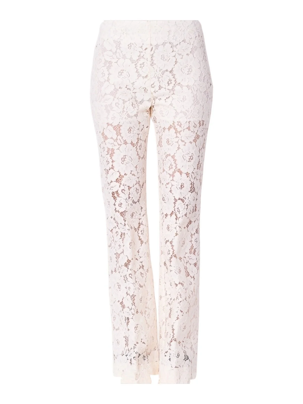PINKO Pantalone Donna PINOLO PANTALONE PIZZO REBRODE 106434-A330 Z06 BIANCO PUREZZA - Image 4