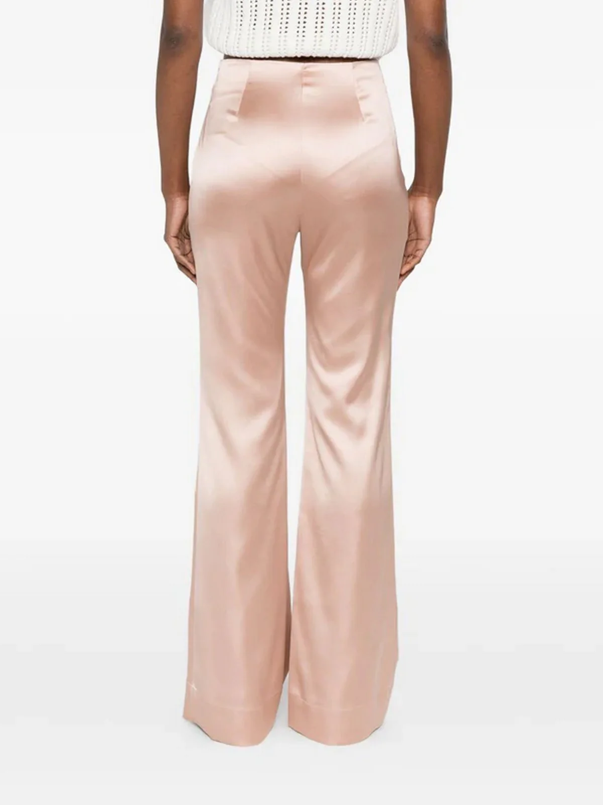 PINKO Pantalone Donna PINOLO PANTALONE SATIN 106434-A361 Q35 ROSA MOGANO - Image 4