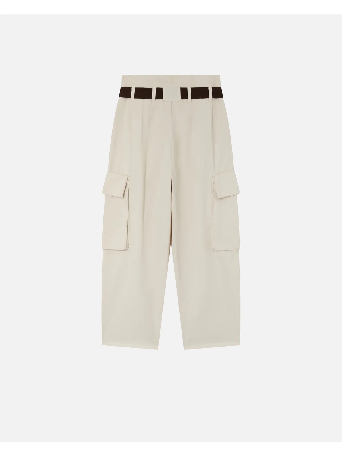 PINKO Pantalone Donna Ronfare Pantalone Dyed Gabardi 101840-A21C Z12 Bianco - Image 2