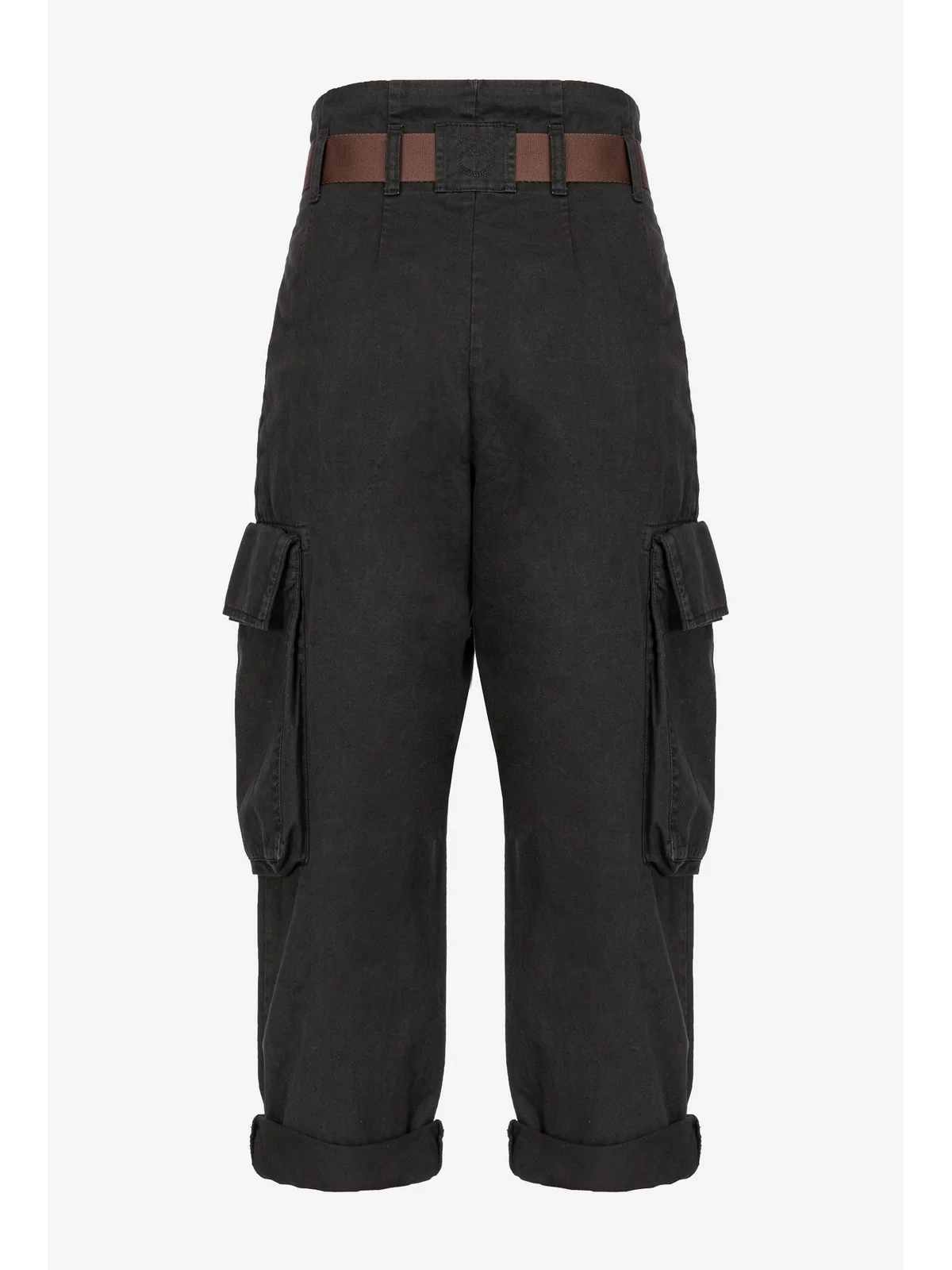 PINKO Pantalone Donna Ronfare Pantalone Dyed Gabardi 101840-A21C Z99 Nero - Image 2