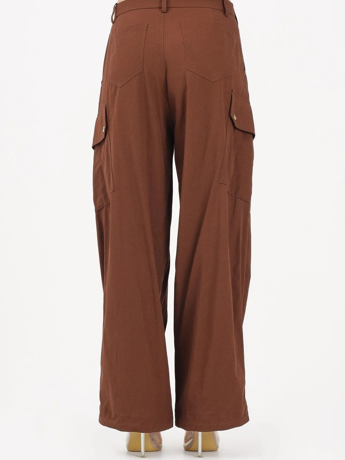 PINKO Pantalone Donna ROSALIN PANTALONE 106278-A2ER L78 MARRONE TERRA X PIANTE - Image 4
