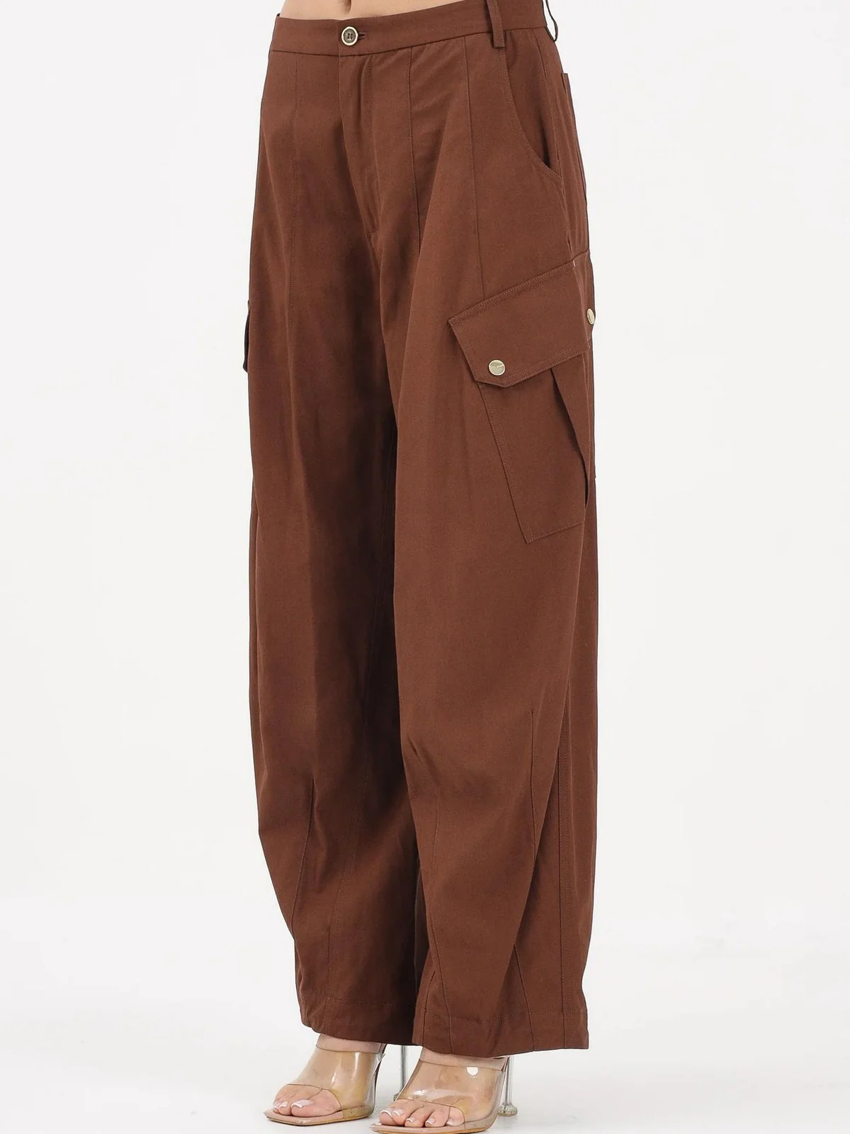 PINKO Pantalone Donna ROSALIN PANTALONE 106278-A2ER L78 MARRONE TERRA X PIANTE - Image 6