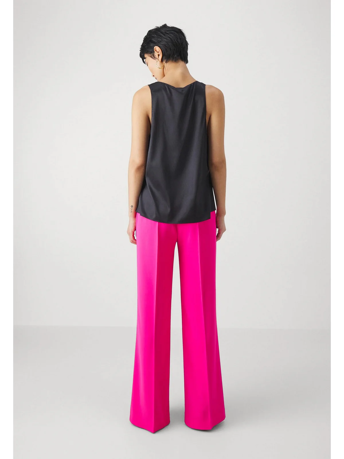 PINKO Pantalone Donna Sbozzare 100055-A14I N17 Rosa - Image 4