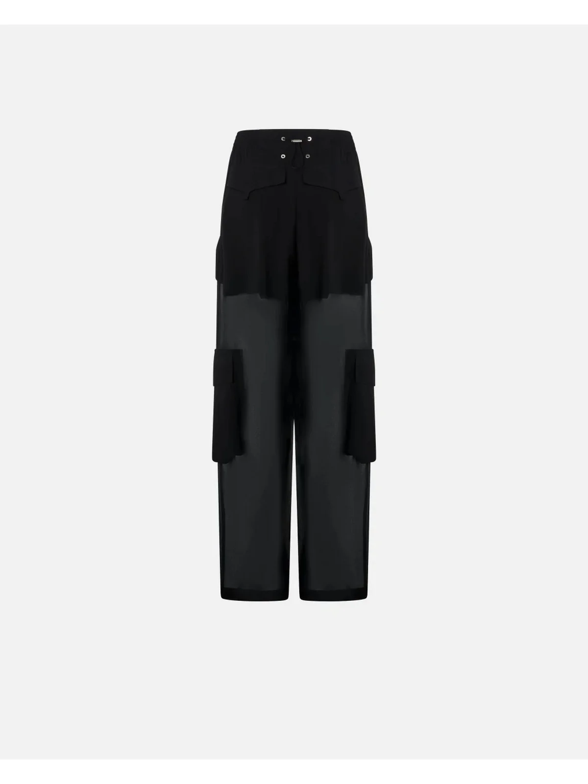 PINKO Pantalone Donna SOTTOCASA PANTALONE GEORGETTE 104751-A21F Z99 Nero - Image 2