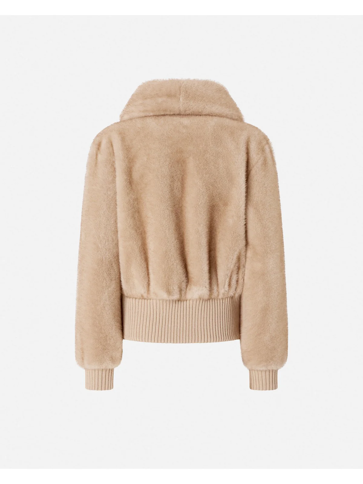 PINKO Pelliccia Donna BAGELS BOMBER 105399-A2PI C60 BEIGE-CHIARO DI LUNA - Image 2
