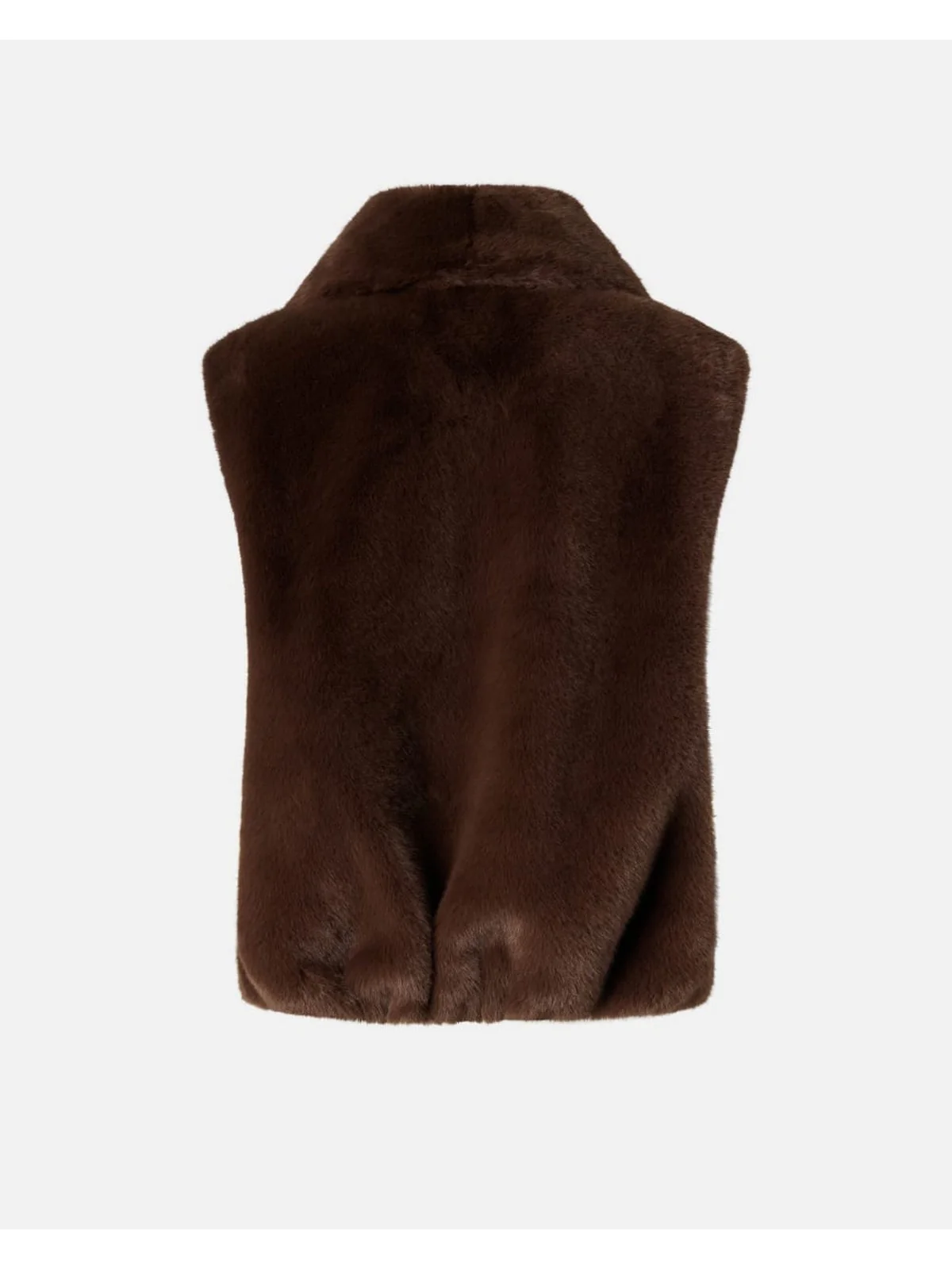 PINKO Pelliccia Donna DEYN GILET 105107-A2WN L74 MARRONE CASTANO - Image 2