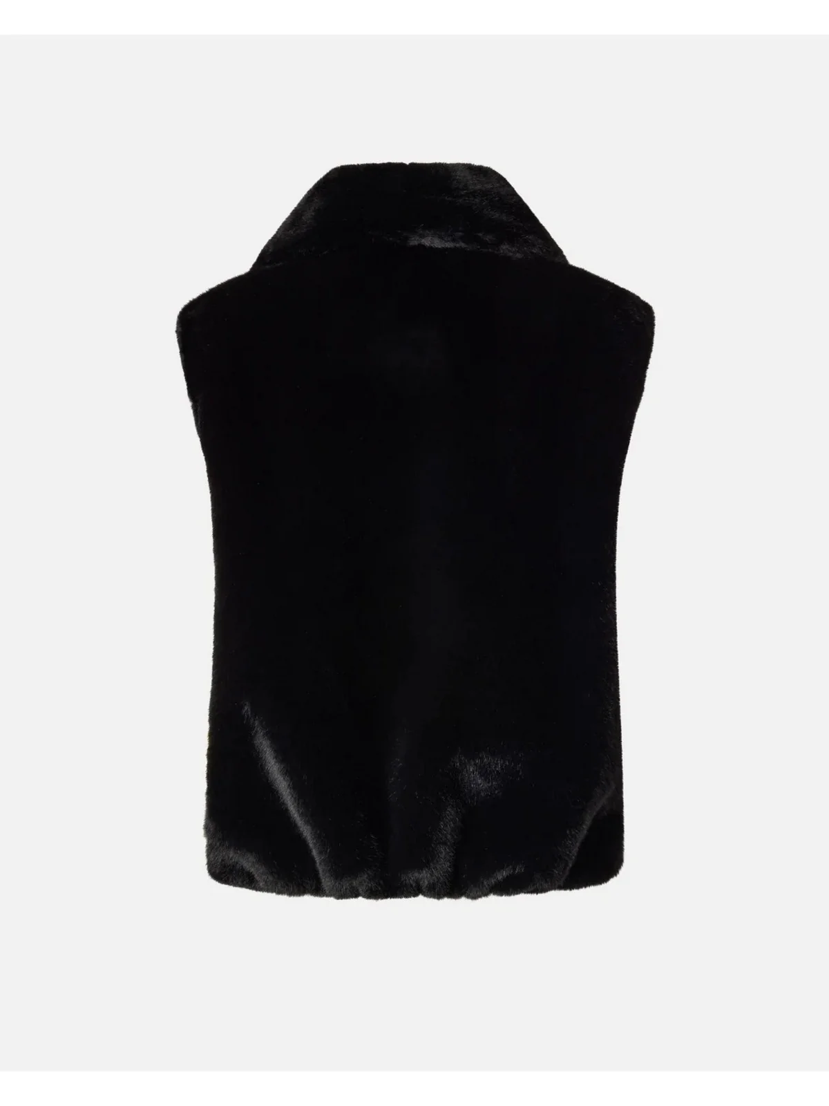 PINKO Pelliccia Donna DEYN GILET 105107-A2WN Z99 NERO LIMOUSINE - Image 2