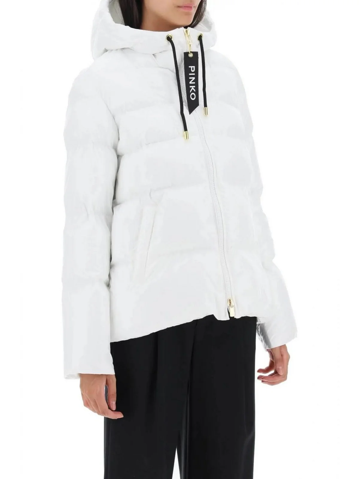 PINKO Piumino Donna  101597-A11K Z05 Bianco - Image 2