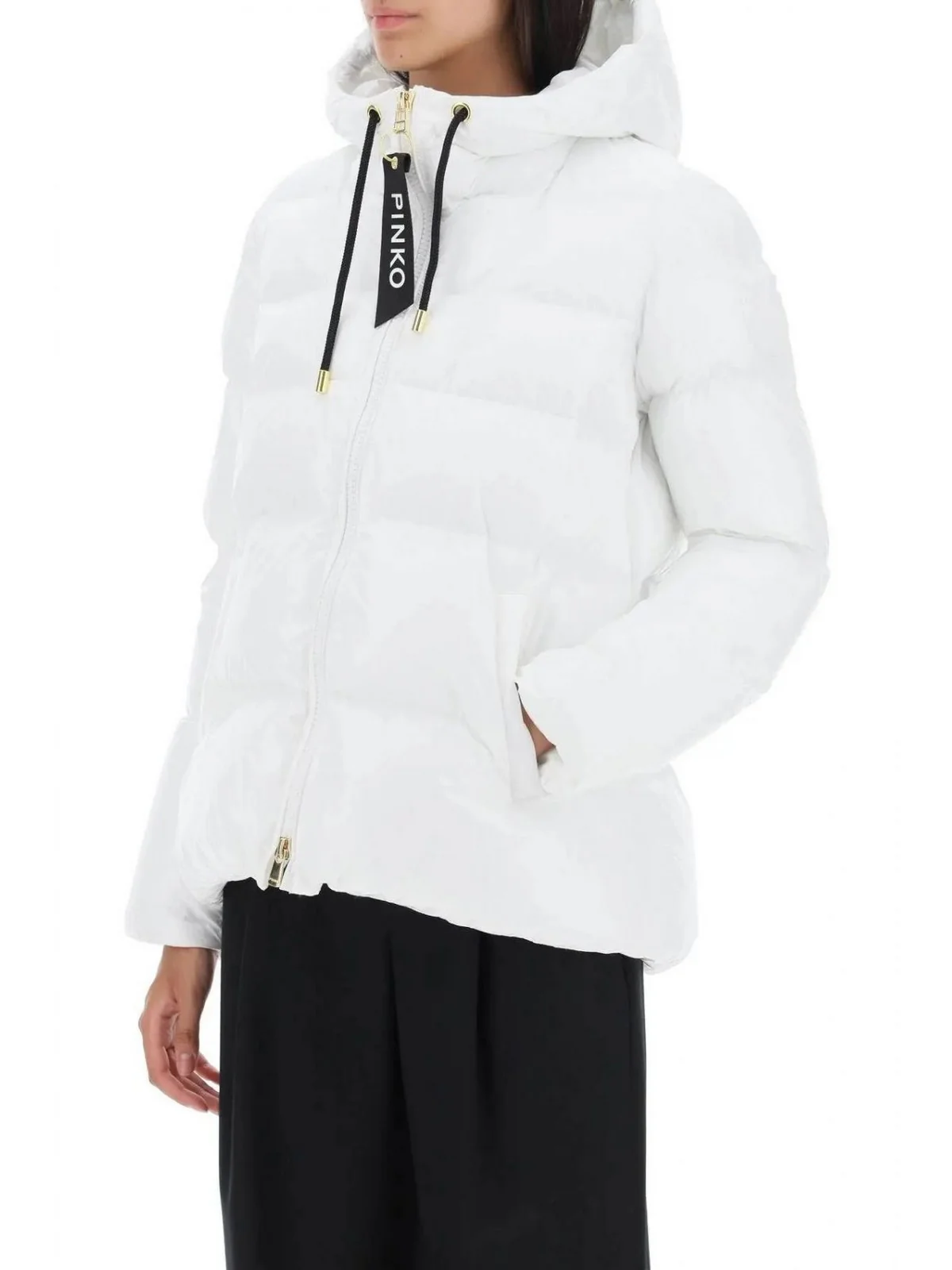 PINKO Piumino Donna  101597-A11K Z05 Bianco - Image 4