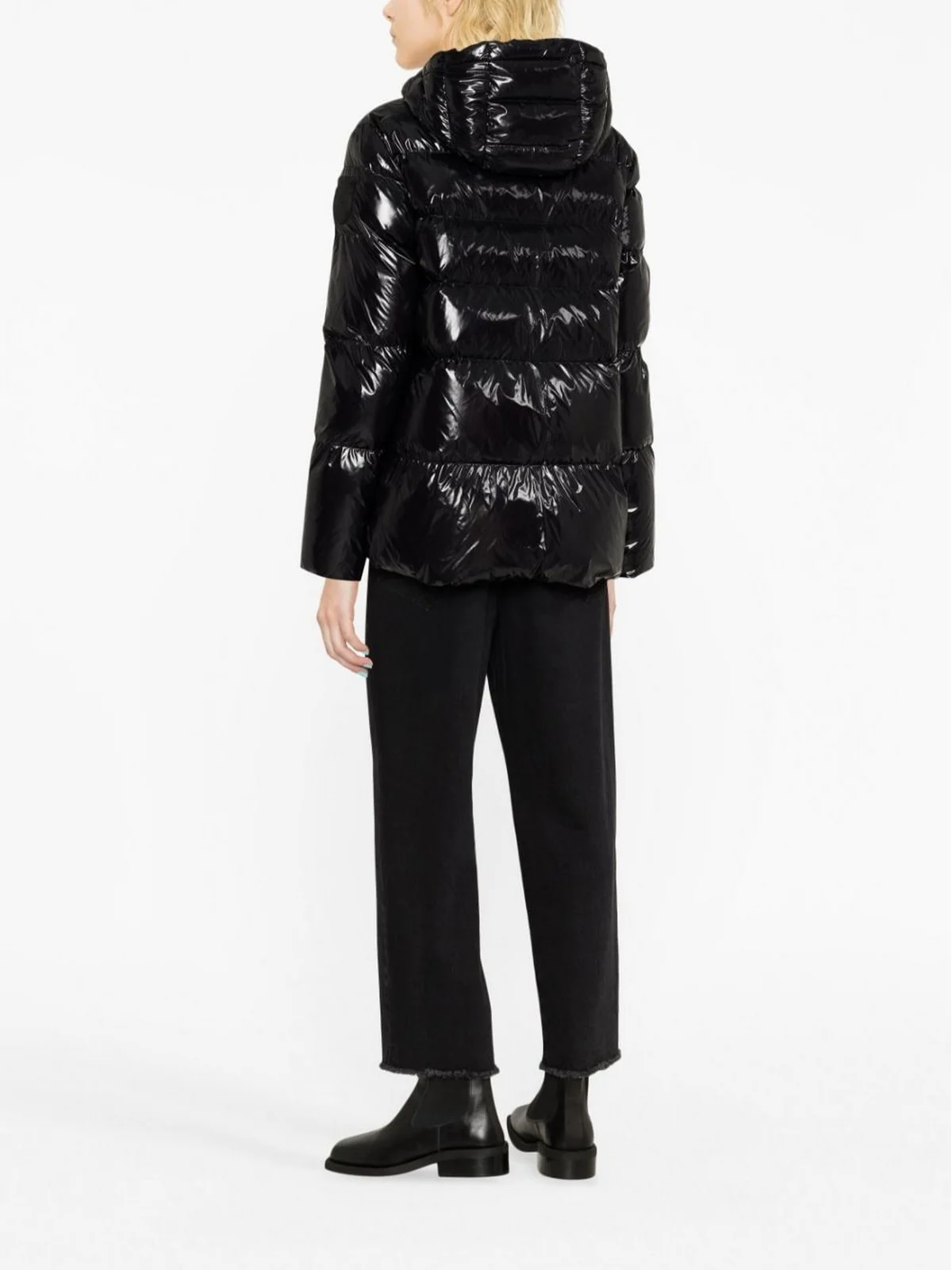 PINKO Piumino Donna 101597-A11K Z99 Nero - Image 3
