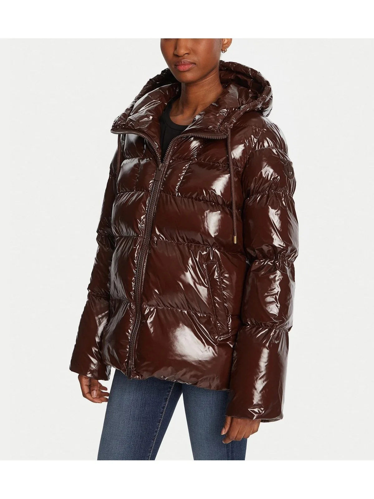 PINKO Piumino Donna ELEODORO CABAN 101597-A2P7 M22 MARRONE-SASSICAIA - Image 2