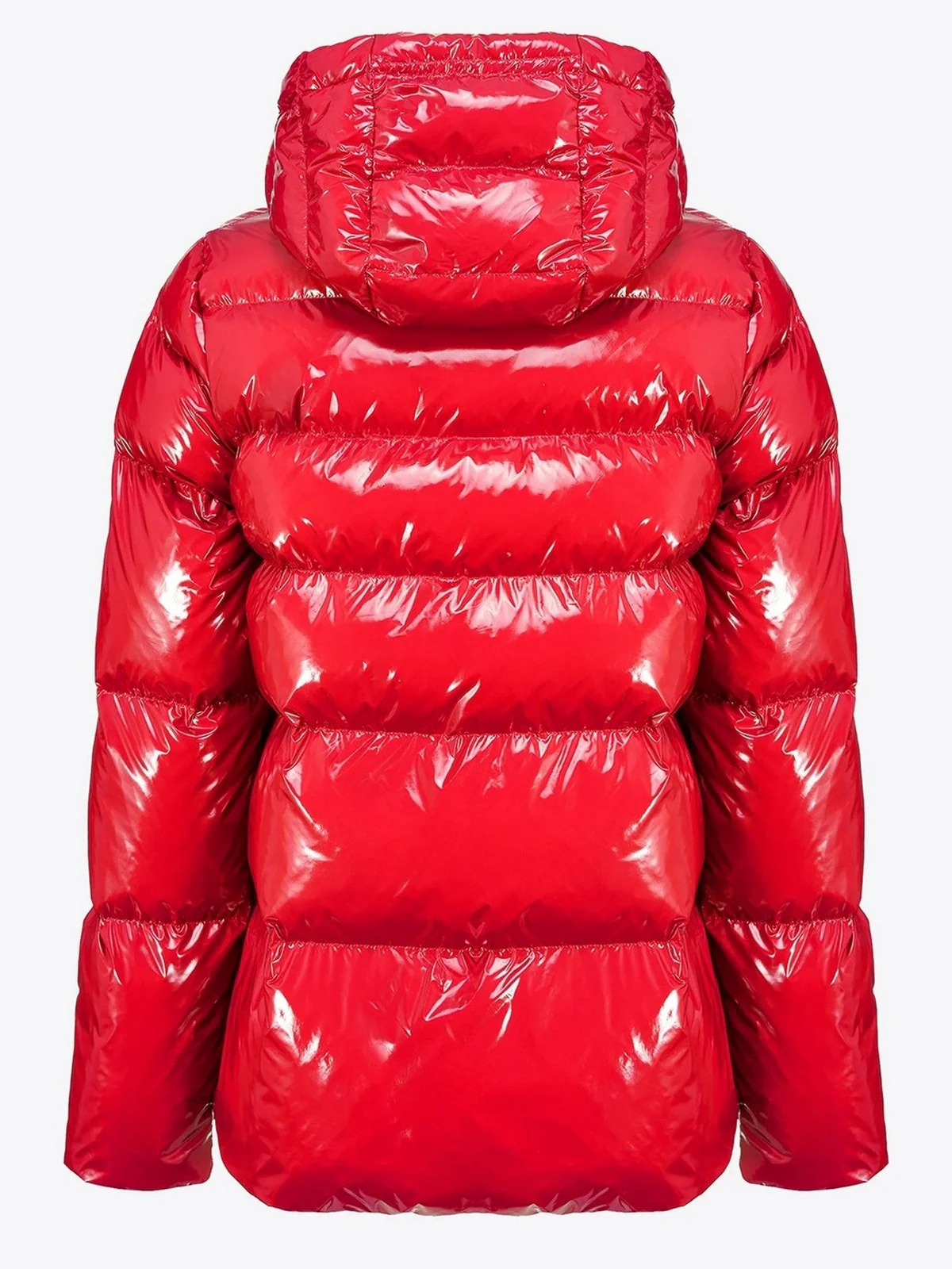 PINKO Piumino Donna Eleodoro Caban Crystal Nylon C 101597-A11K RA1 Rosso - Image 2