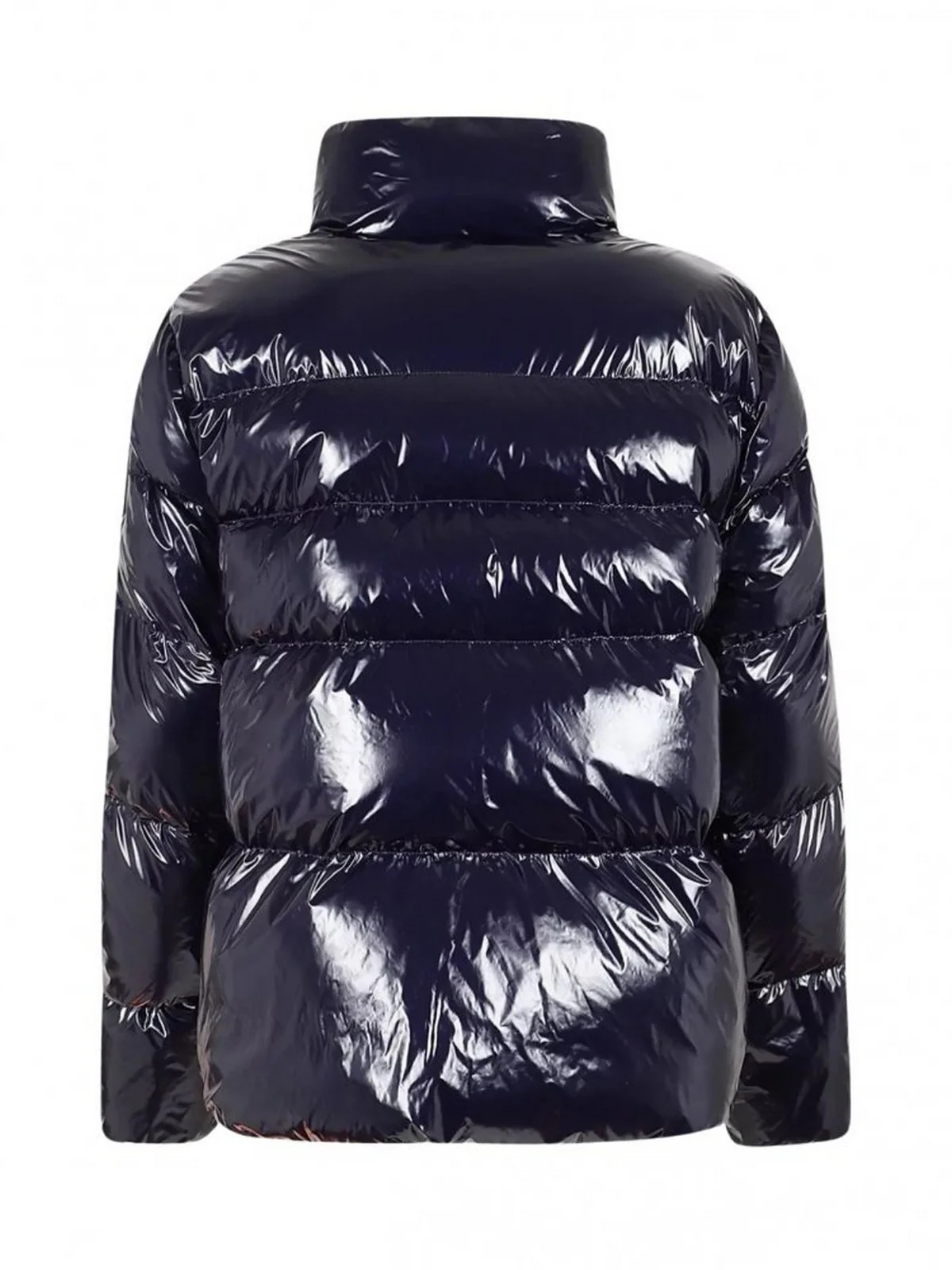 PINKO Piumino Donna Mirco Caban Crystal Nylon Con 101598-A11K G02 Blu - Image 2