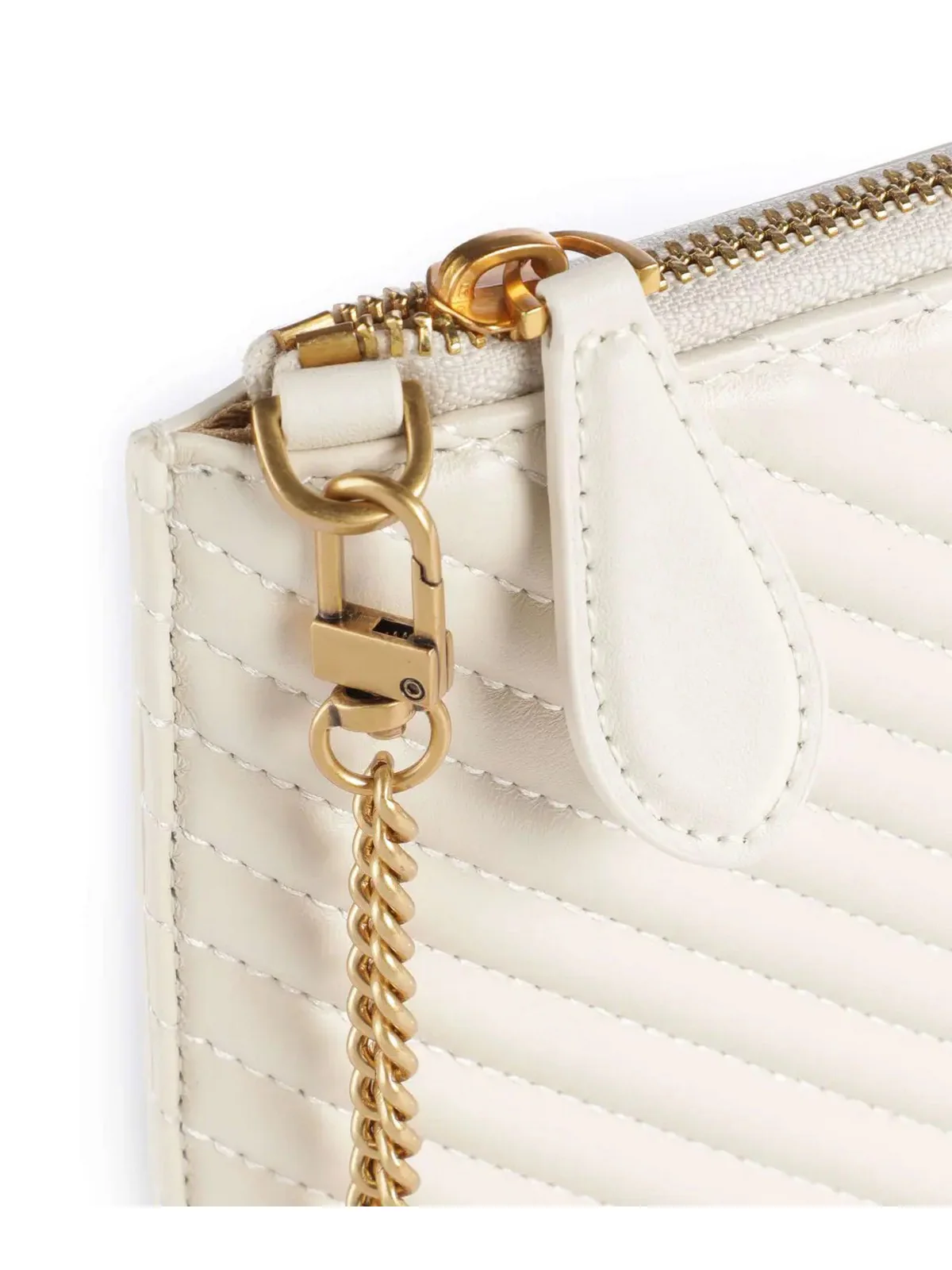 PINKO Pochette Donna FLAT CLASSIC 100455-A0GK Z14Q Bianco - Image 3
