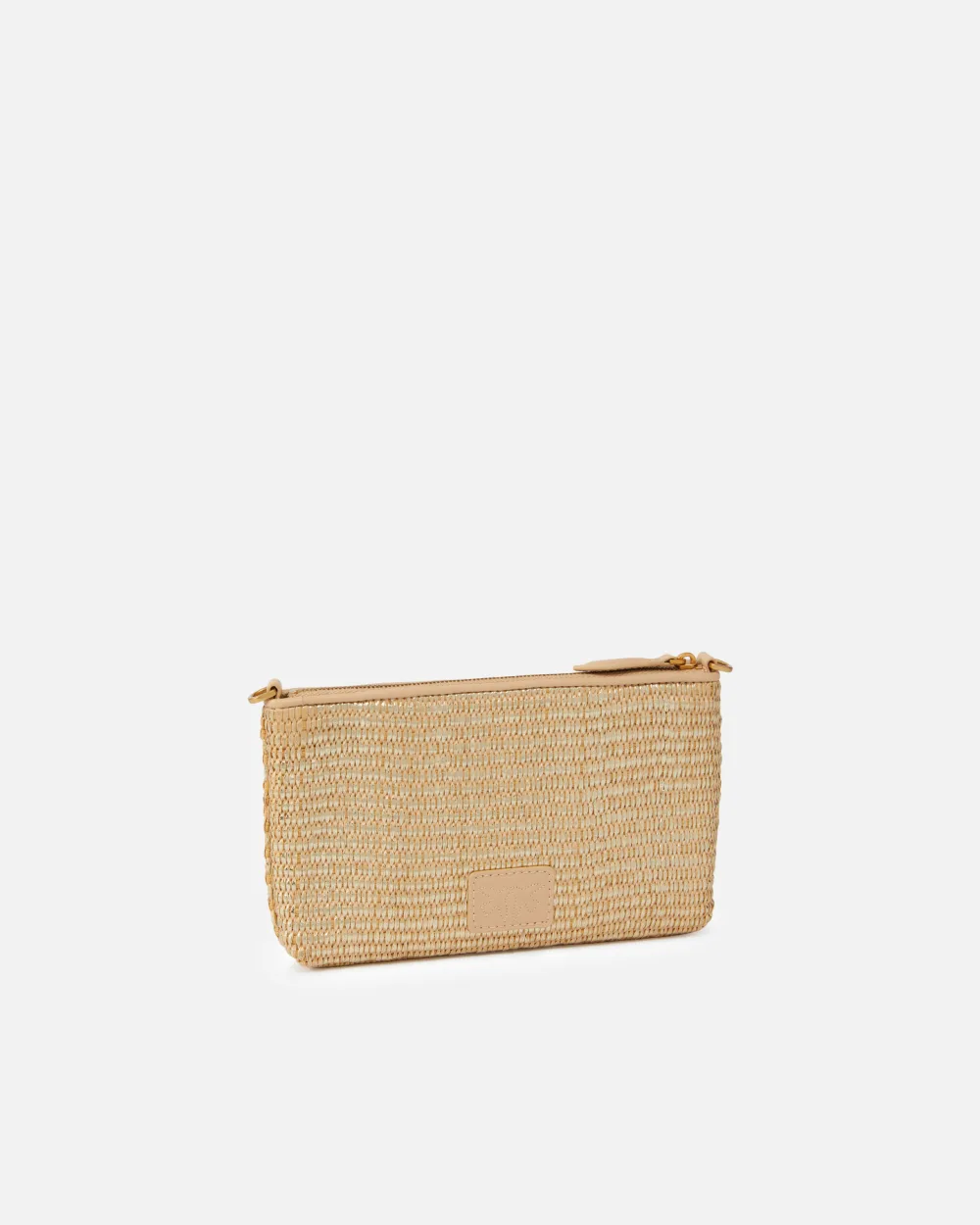 PINKO Pochette Donna FLAT HORIZONTAL MINI RAFIA 104277-A2CE ZZLQ BEIGE - Image 5