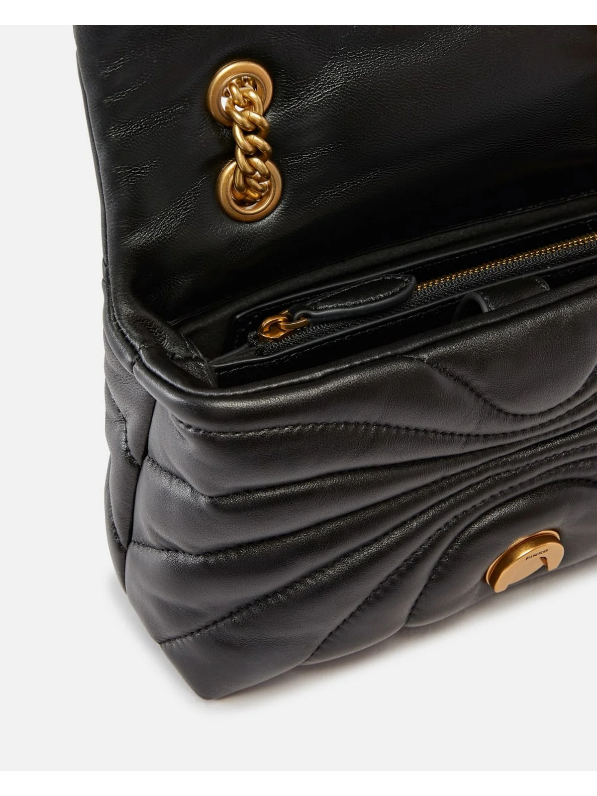 PINKO Pochette Donna LOVE PUFF MINI 100039-A1EX Z99Q BLACK - Image 3