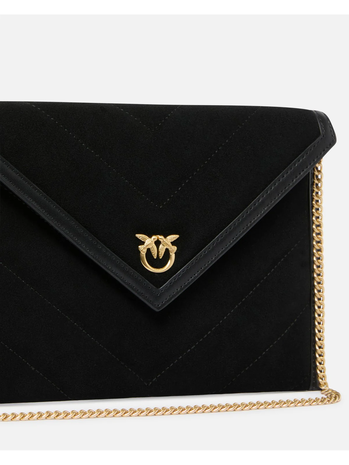 PINKO Portafoglio Donna FLAT PURSE HANDLE 104820-A2JH Z99V NERO LIMOUSINE - MATT GOLD - Image 3