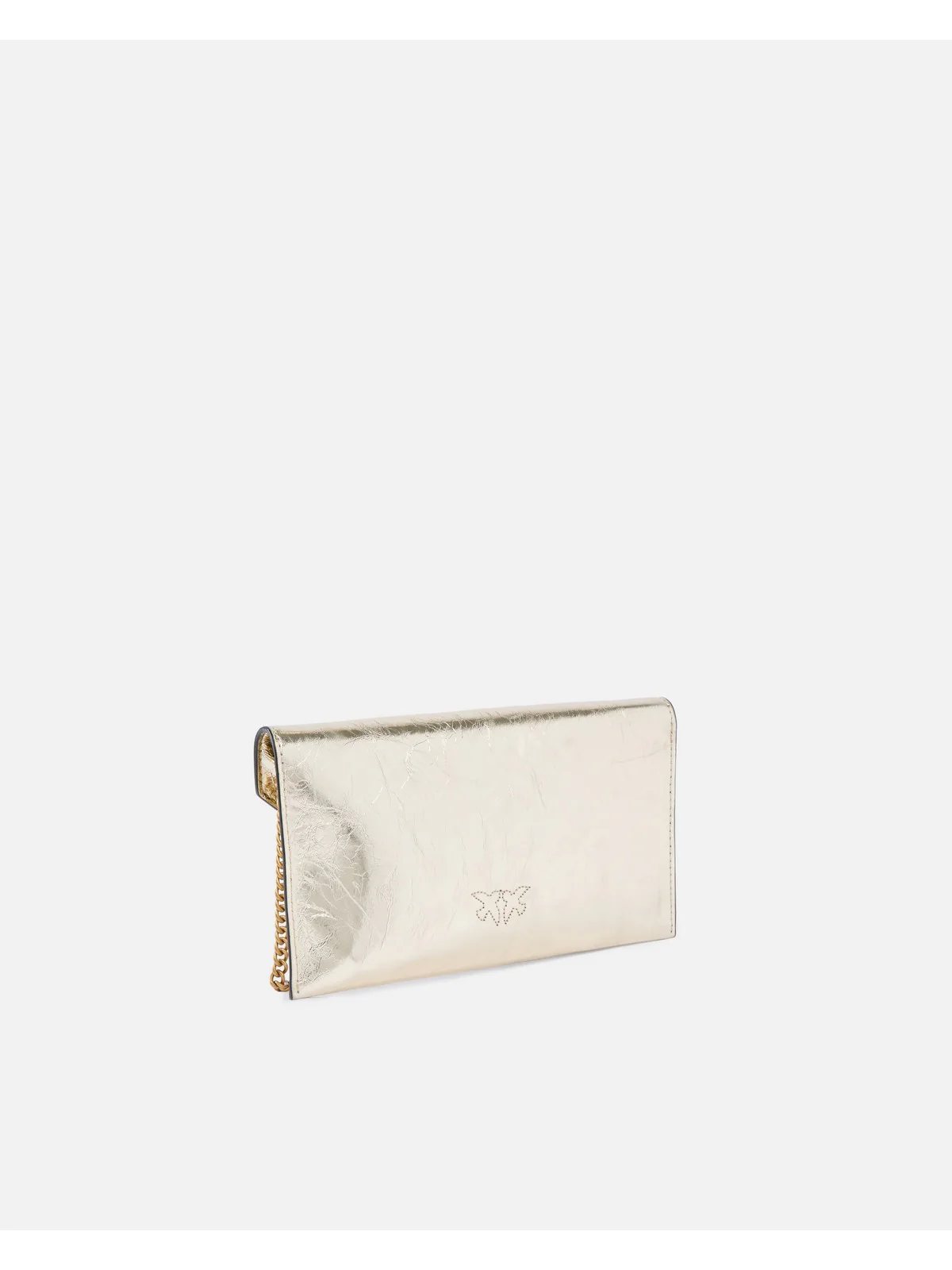 PINKO Portafoglio Donna FLAT PURSE MINI 105347-A2O9 ZZLV ORO-MATT GOLD - Image 4
