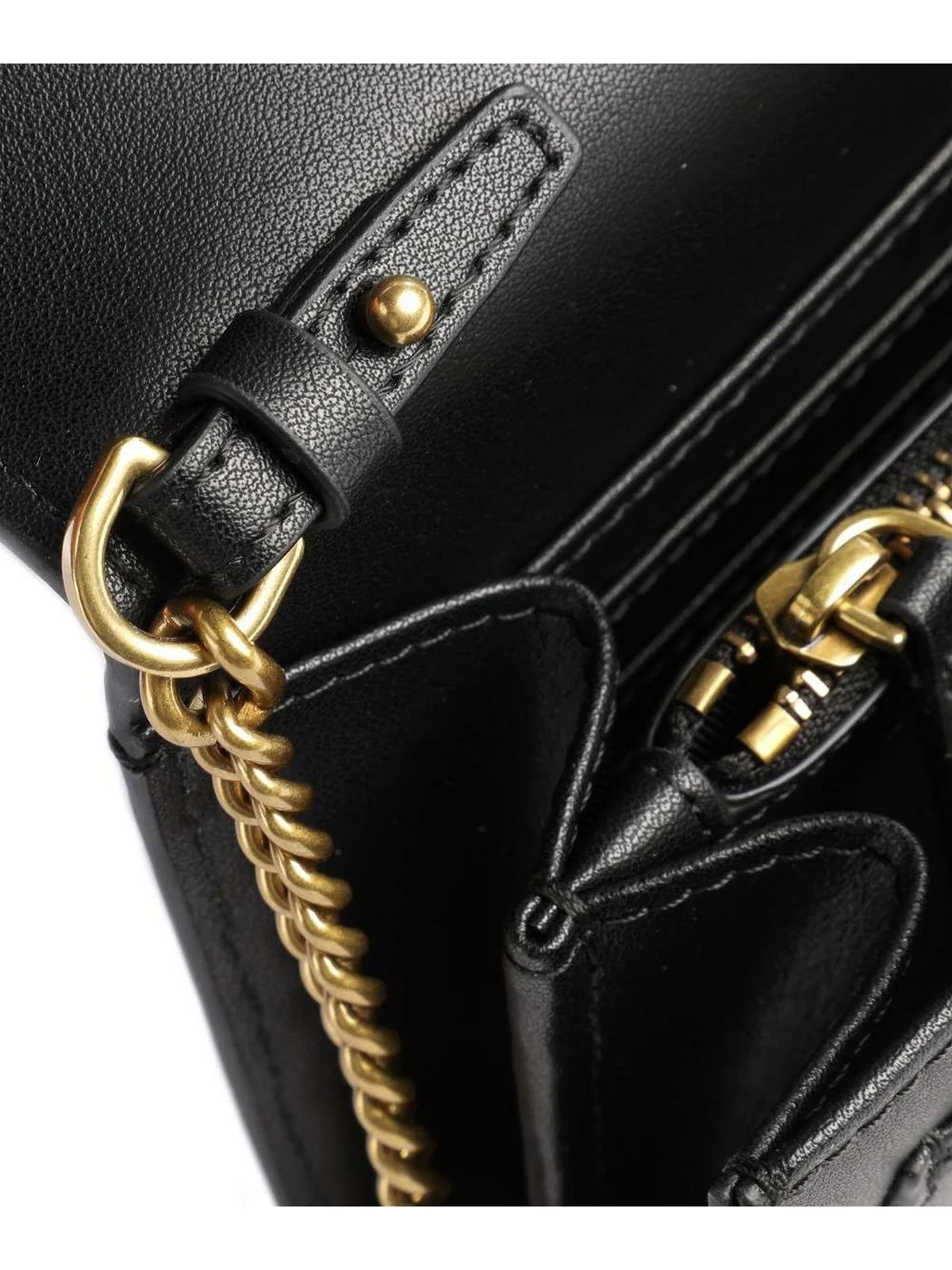 PINKO Portafoglio Donna Love one wallet 100062-A0F1 Z99Q Nero - Image 3
