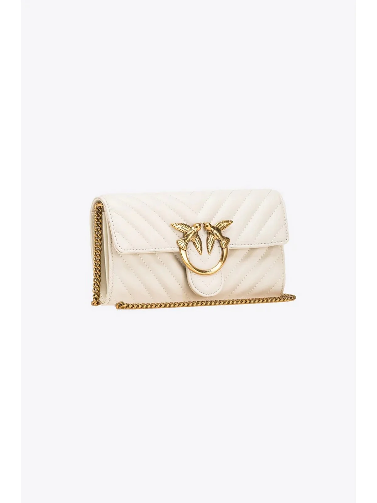 PINKO Portafoglio Donna Love one wallet 100062-A0GK Z14Q Bianco - Image 3