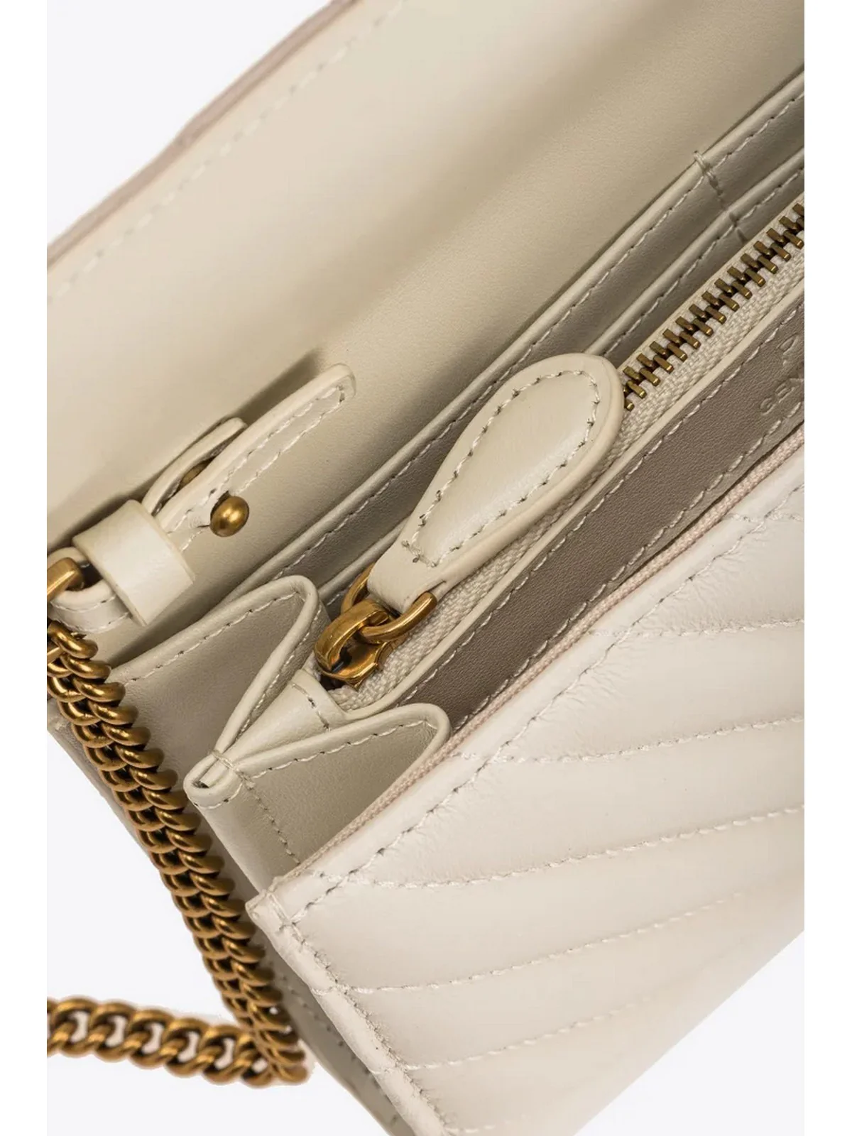 PINKO Portafoglio Donna Love one wallet 100062-A0GK Z14Q Bianco - Image 4
