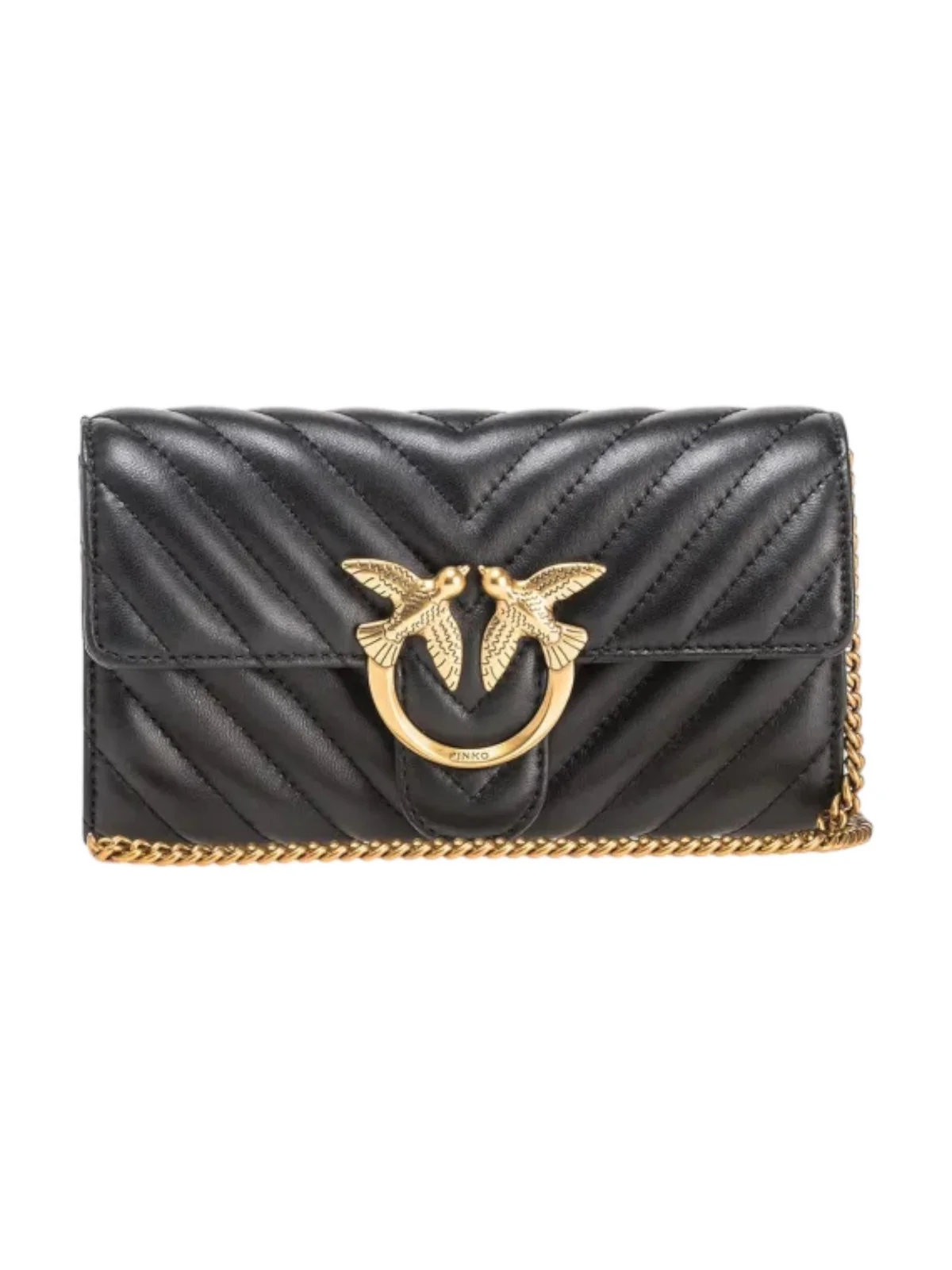 PINKO Portafoglio Donna Love one wallet 100062-A0GK Z99Q Nero