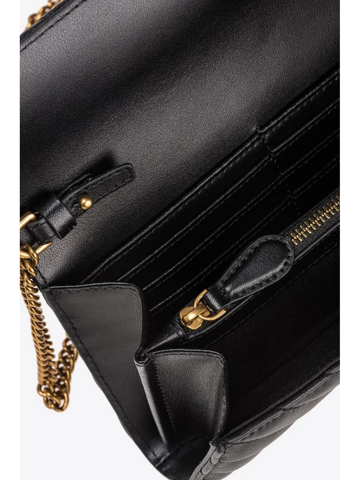 PINKO Portafoglio Donna Love one wallet 100062-A0GK Z99Q Nero - Image 2