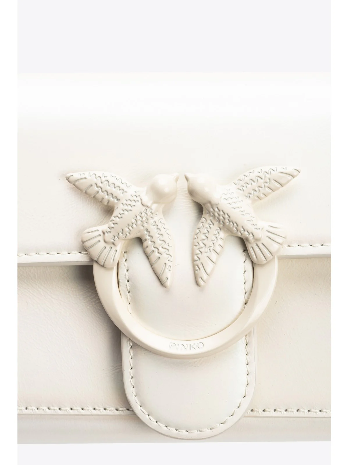 PINKO Portafoglio Donna Love one wallet 100062-A124 Z14B Bianco - Image 4