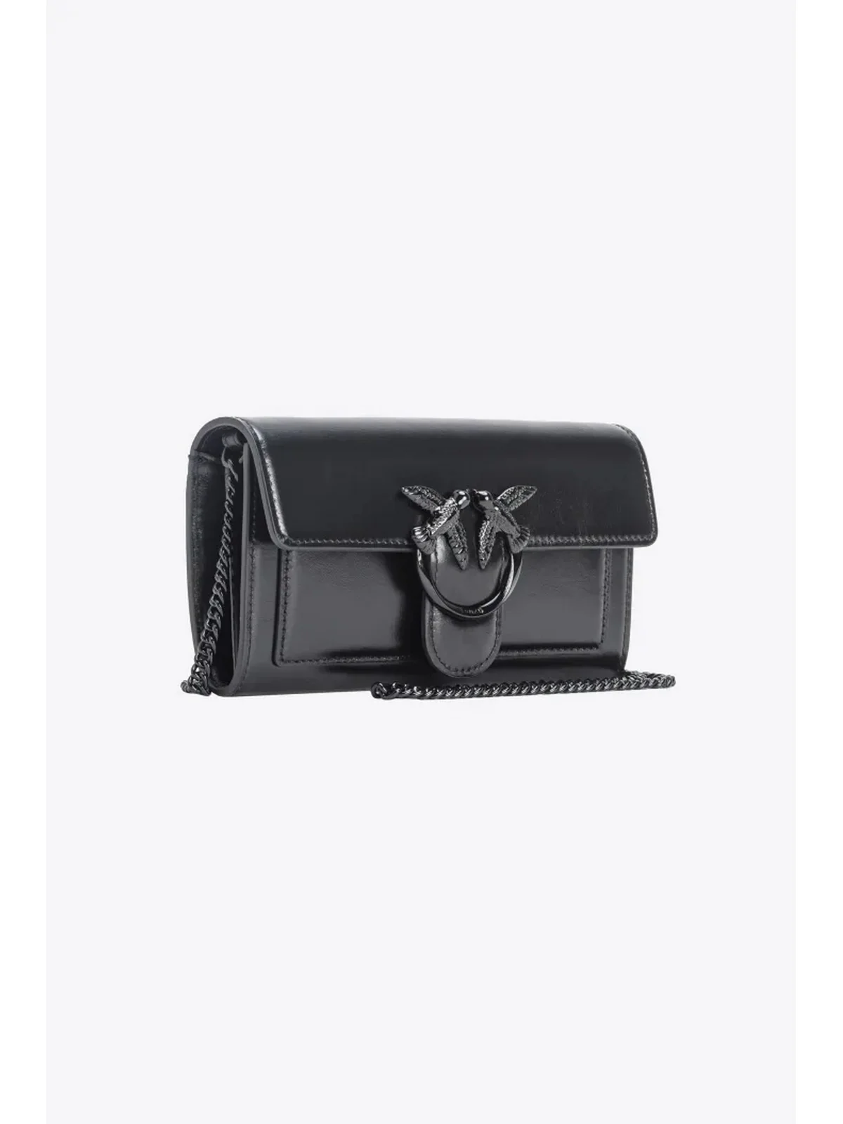 PINKO Portafoglio Donna Love one wallet 100062-A124 Z99B Nero - Image 3