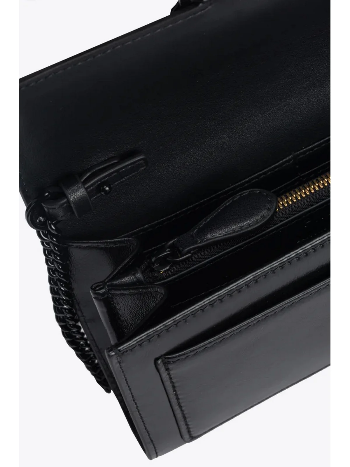 PINKO Portafoglio Donna Love one wallet 100062-A124 Z99B Nero - Image 5