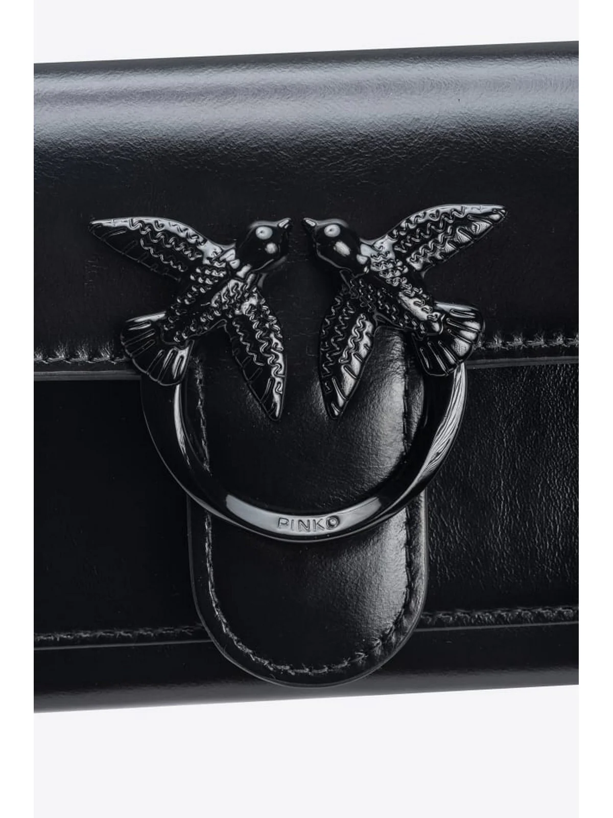 PINKO Portafoglio Donna Love one wallet 100062-A124 Z99B Nero - Image 6