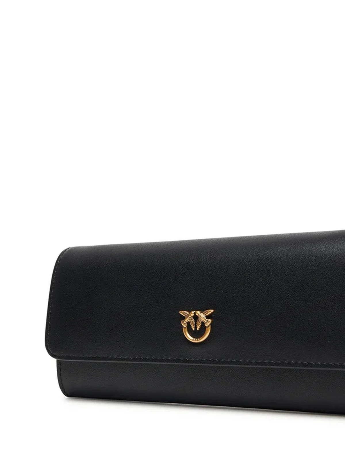 PINKO Portafoglio Donna LOVE TINY BIRDS WALLET C 103765-A0F1 Z99Q NERO-ANTIQUE GOLD - Image 2