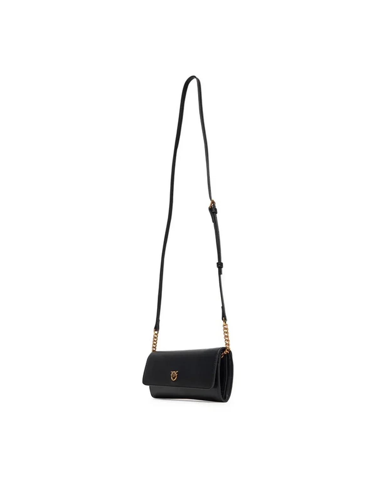 PINKO Portafoglio Donna LOVE TINY BIRDS WALLET C 103765-A0F1 Z99Q NERO-ANTIQUE GOLD - Image 5