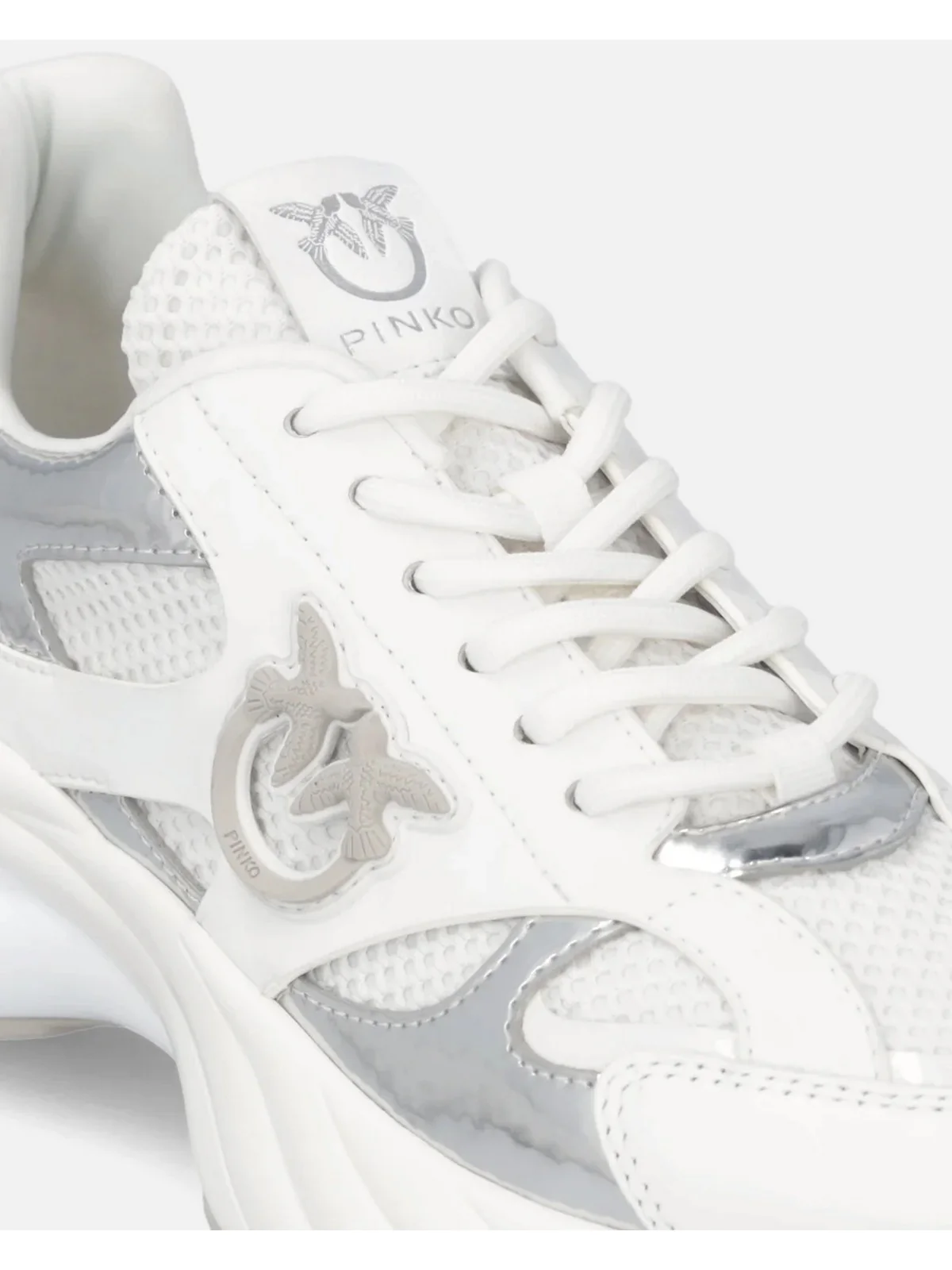 PINKO Sneaker Donna ARIEL 15 SS0067E022 ZI6 Bianco - Image 4