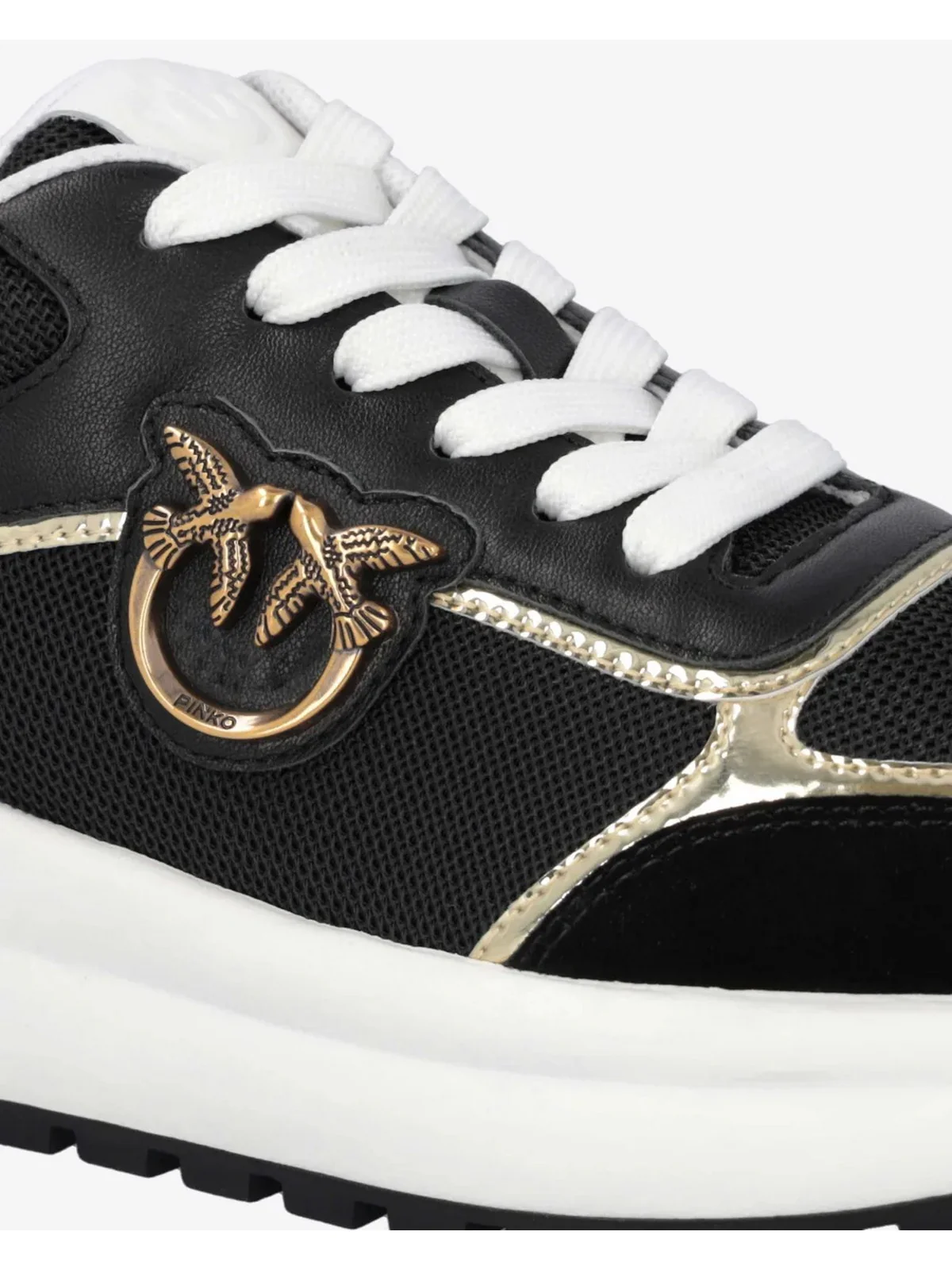 PINKO Sneaker Donna GEM 01 SS0019P027 DV5 Nero - Image 5