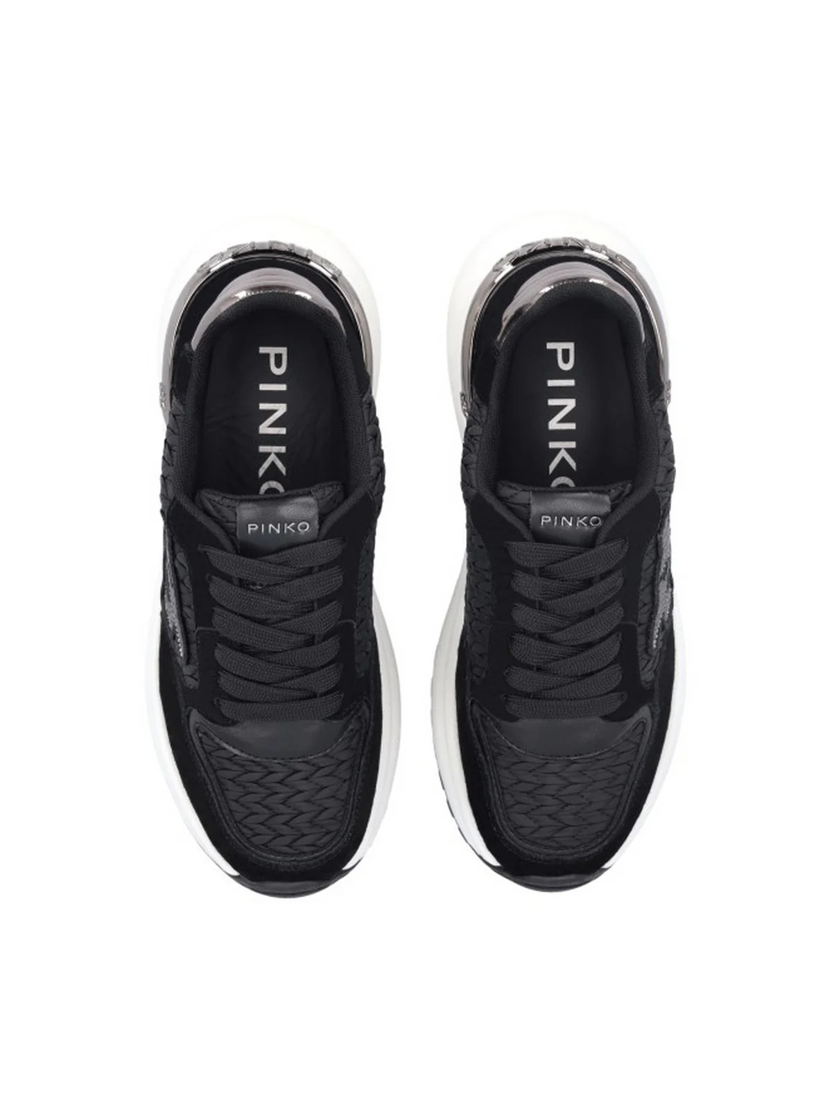 PINKO Sneaker Donna GEM 07 SS0055P036 ZZ0 Nero - Image 3