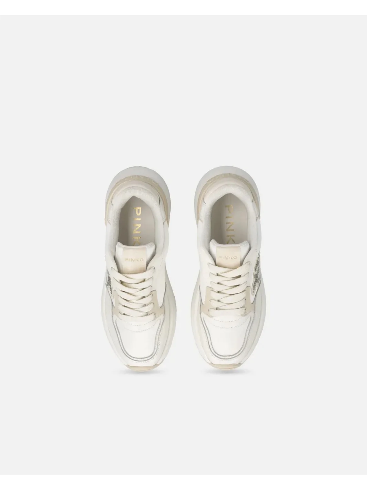 PINKO Sneaker Donna GEM 07 SS0055P073 DY7 Bianco - Image 2